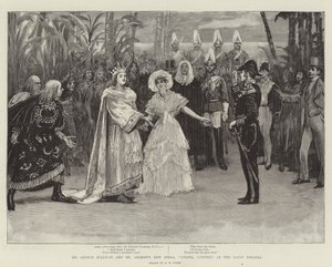 La nuova opera di Sir Arthur Sullivan e Mr Gilbert, Utopia, Limited, al Savoy Theatre